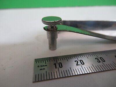 BAUSCH LOMB ANTIQUE CLIPS PAIR MICROSCOPE PART AS PICTURED &A9-B-37