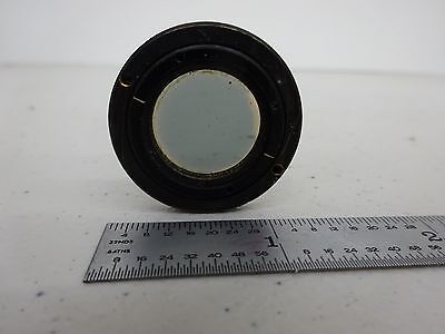 MICROSCOPE PART ZEISS BRASS MOUNTED POLARIZER POL FILTER OPTICS AS IS BIN#M4-93