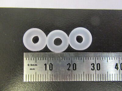 OPTICAL HP LOT 3 EA FUSED SILICA DONUTS LASER OPTICS AS PICTURED &P6-A-77