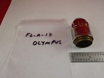 MICROSCOPE PART OBJECTIVE OLYMPUS JAPAN MSPLAN 10X OPTICS AS IS #F2-A-17