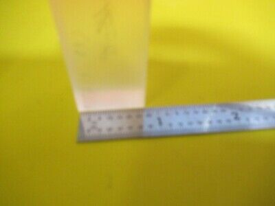 OPTICAL LENS BLOCK CONVEX RARE MIL SPEC RECTANGLE OPTICS AS PICTURED &FT-6-173