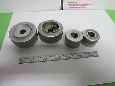 MICROSCOPE PART KNOBS SET POLYVAR LEICA REICHERT OPTICS AS IS BIN#N9-11