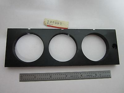 MICROSCOPE PART LEITZ 736393 LENS FILTER SLIDE HOLDER OPTICS AS IS BIN#J8-11