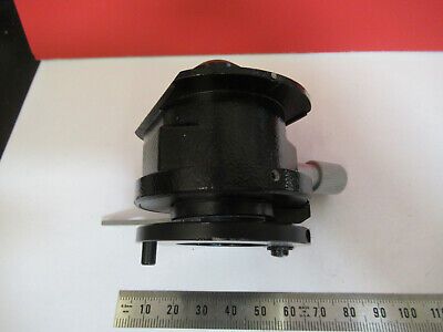 LEITZ WETZLAR GERMAN HM-LUX CONDENSER IRIS MICROSCOPE PART AS PICTURED B2-A-13