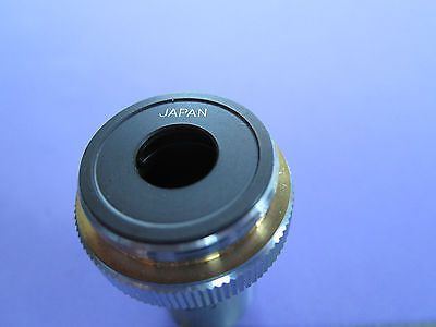 MICROSCOPE OBJECTIVE OLYMPUS JAPAN OPTICS X10 #13-113