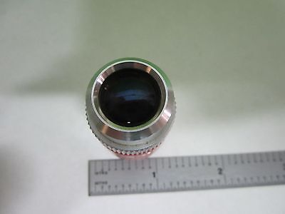 MICROSCOPE PART OBJECTIVE NPL FLUOTAR RED LEITZ GERMANY OPTICS AS IS BIN#T1-19