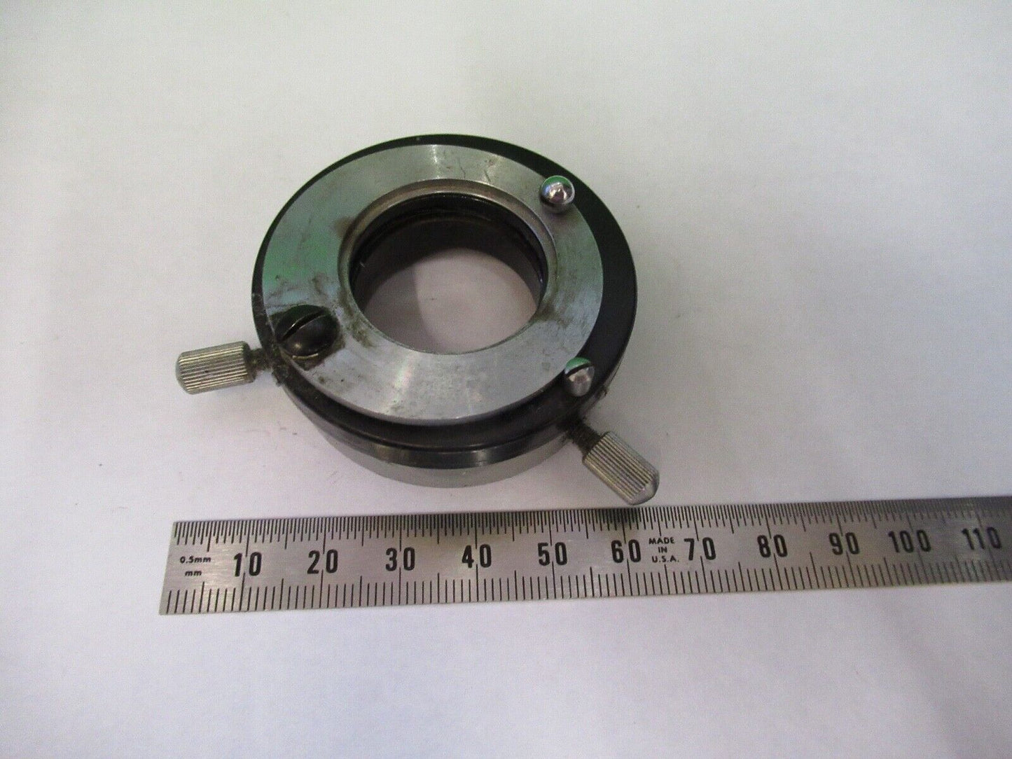 STEINDORFF BERLIN CENTERING COLLAR OPTICS MICROSCOPE PART AS PICTURED W4-B-11