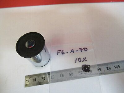 ANTIQUE ERNST LEITZ  EYEPIECE 10X OCULAR MICROSCOPE PART AS PICTURED &F6-A-70