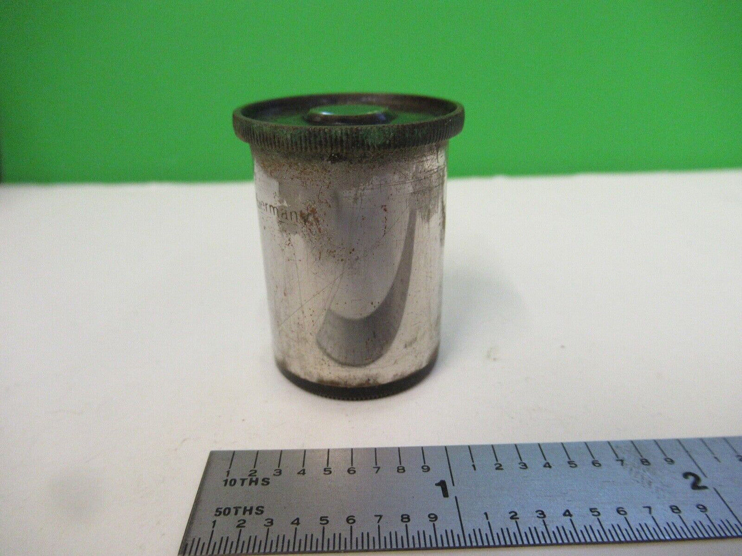 ANTIQUE ERNST LEITZ WETZLAR EYEPIECE 4 MICROSCOPE PART AS PICTURED &80-A-16