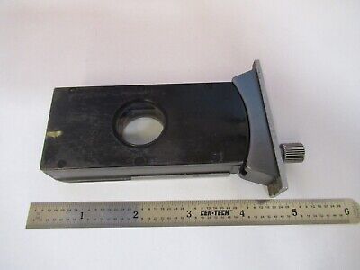 LEITZ SLIDE CURVATURE 865810 MEASURING TOOLMAKER MICROSCOPE PART AS PIC &A9-A-90