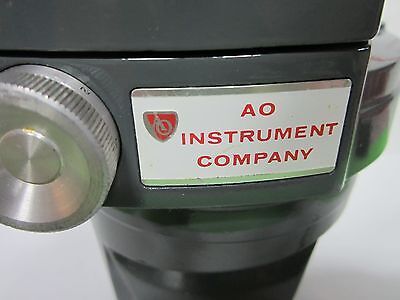 MICROSCOPE PART AMERICAN OPTICS AO STEREO HEAD 569 OPTICS AS IS BIN#G3