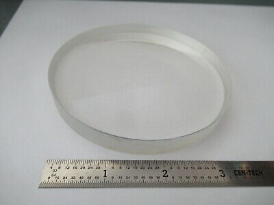 LARGE MIL SPEC OPTICAL LENS PLANO CONCAVE GLASS LASER OPTICS AS PICTURED 4B-FT11