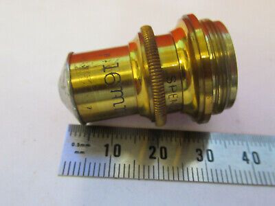 ANTIQUE BRASS SPENCER OBJECTIVE 16mm LENS MICROSCOPE PART AS PICTURED &F6-B-120