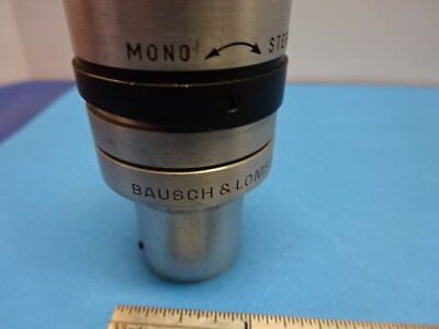 BAUSCH LOMB EYEPIECE OCULAR STEREO 537034 OPTICS MICROSCOPE PARTS AS IS &90-A-23