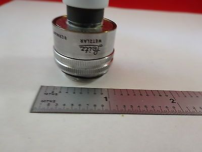 MICROSCOPE PART LEITZ GERMANY OBJECTIVE CUSTOM 10X OPTICS AS IS BIN#Q3-A-15