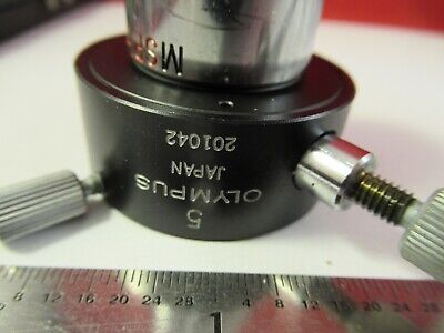 OLYMPUS DIC NOMARSKI OBJECTIVE + PRISM MSPLAN 5X MICROSCOPE OPTICS &FT-5-120