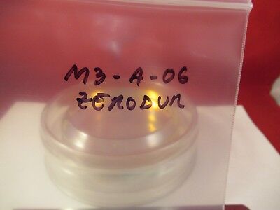 OPTICAL 4" DIA ZERODUR FLAT COATED DICHROIC SPECTRA PHYSICS PRO OPTICS &amp;M3-A-06