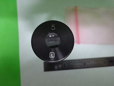 MICROSCOPE PART EYEPIECE  5X OPTICS #W1-11