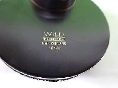 MICROSCOPE PART WILD HEERBRUGG SWISS M-20 CONDENSER PHASE OPTICS AS IS BIN#Z1-19