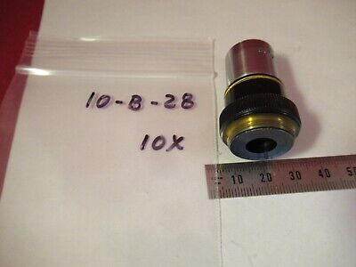 ZEISS OBJECTIVE 10X /160 OPTICS MICROSCOPE PART AS PICTURED #10-B-28