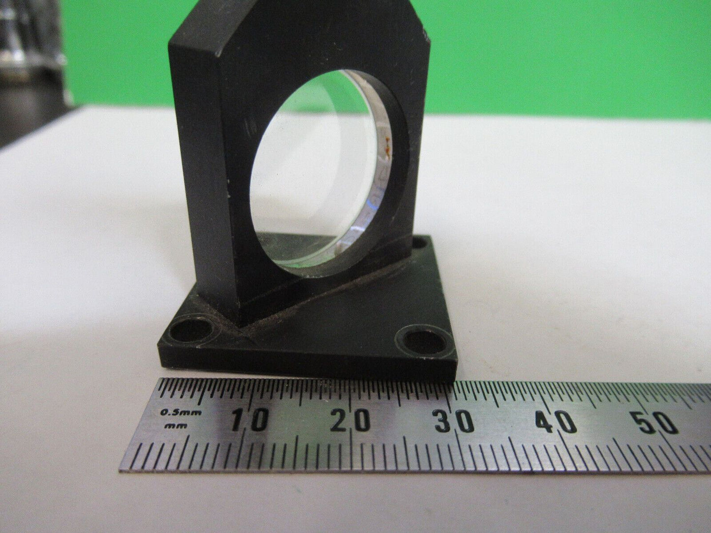 OPTICAL MOUNTED LENS LASER OPTICS AS PICTURED &Q4-A-32