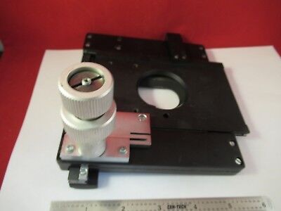 LEICA GALEN STAGE TABLE MICROMETER MICROSCOPE PART OPTICS AS PICTURED &75-B-42