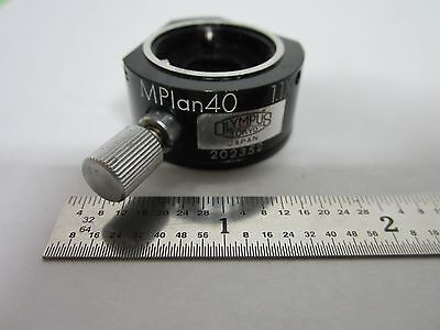 OPTICAL MICROSCOPE OLYMPUS MPLAN 40X DIC PRISM for OBJECTIVE OPTICS BIN#F4-23