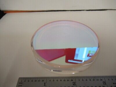 OPTICAL FLAT COATED 3" DIAMETER FUSED SILICA ZYGO OPTICS AS PICTURED &16-A-12