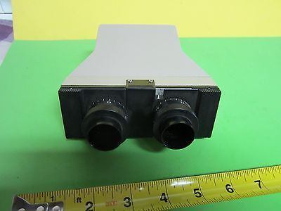 MICROSCOPE PART OLYMPUS JAPAN HEAD WITHOUT EYEPIECES OPTICS BIN#41