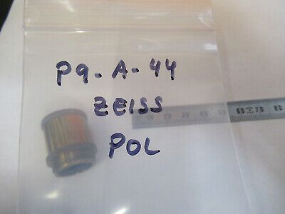 ANTIQUE CARL ZEISS BRASS POLARIZER OBJECTIVE MICROSCOPE PART AS PICTURED P9-A-44