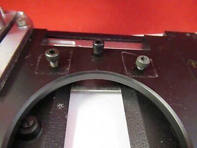 LEITZ WETZLAR GERMANY STAGE TABLE MICROSCOPE PART AS PICTURED &13-A-18