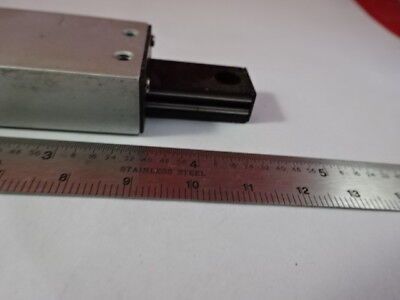 DELTRON SLIDE POSITIONING STAGE GEAR ALUMINUM for optics AS PICTURED &R7-A-23