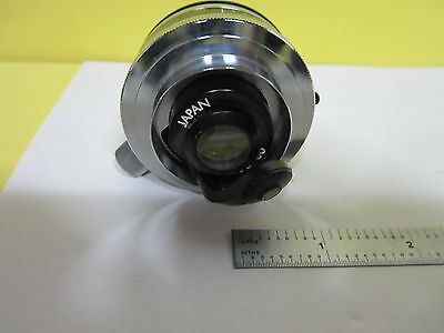 MICROSCOPE PART NIKON JAPAN CONDENSER OPTICS AS IS BIN#T8-10