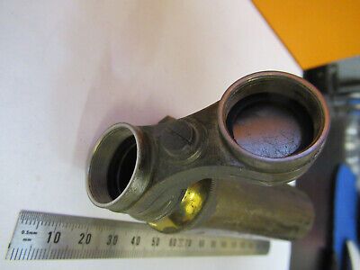 ANTIQUE BAUSCH LOMB TUBUS + NOSEPIECE MICROSCOPE PART OPTICS AS PICTURED F9-A-63