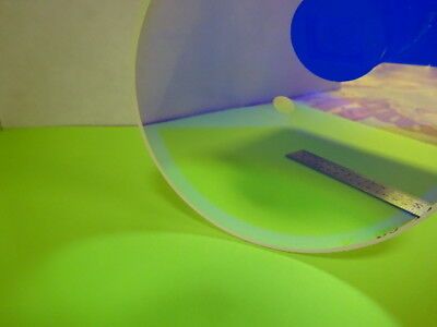 OPTICAL FLAT FUSED SILICA 3" DIA DICHROIC MIRROR HOLED LASER OPTICS &5-A-20