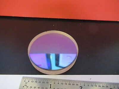 OPTICAL FLAT DICHROIC MIRROR FILTER LASER OPTICS AS PICTURED &Q1-A-87