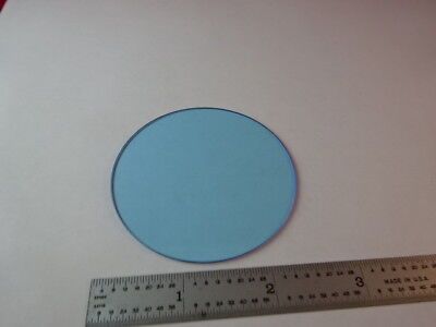 OPTICAL BLUE GLASS FILTER OPTICS AS IS  #83-A-36