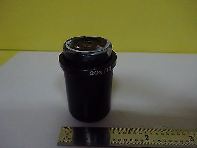 OPTICAL MICROSCOPE EYEPIECE OCULAR WILD SWISS 20X/13 OPTICS AS IS BIN#4V-FL-17