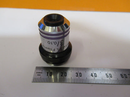 WILD HEERBRUGG SWISS FLUOTAR 3X OBJECTIVE MICROSCOPE PART AS PICTURED Y2-A-20