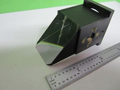 MICROSCOPE PART LEITZ GERMANY MOUNTED PRISM OPTICS AS IS BIN#S6-47