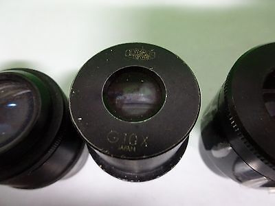 LOT 6 EA MICROSCOPE EYEPIECES ASSORTED OPTICS #W1-03