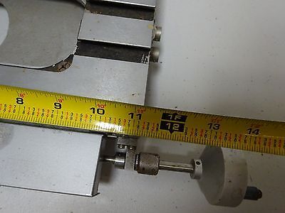 FOR PARTS NIKON MICROSCOPE STAGE TABLE TOOLMAKER RUSTY GUIDES AS IS BIN#TC-1-C