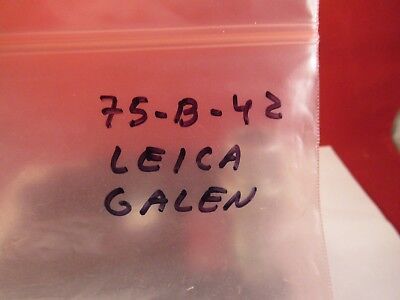 LEICA GALEN STAGE TABLE MICROMETER MICROSCOPE PART OPTICS AS PICTURED &75-B-42