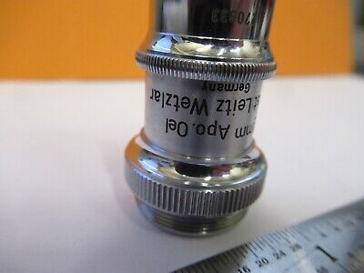 ERNST LEITZ GERMANY APO OBJECTIVE 60X MICROSCOPE PART AS PICTURED #G1-A-38