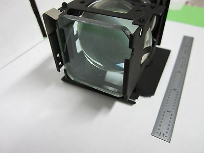 OPTICAL ILLUMINATOR ASSEMBLY MIRROR + LENS + FILTER LASER OPTICS AS IS BIN#L3-40