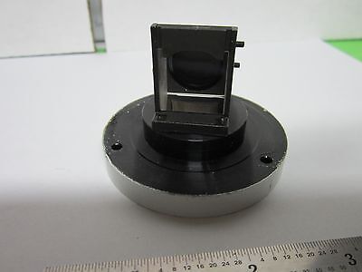 MICROSCOPE PART LEITZ GERMANY PRISM MOUNTED OPTICS AS IS BIN#F5-08