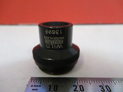 WILD HEERBRUGG SWISS OBJECTIVE 4X OPTICS MICROSCOPE PART AS PICTURED &87-FT-55