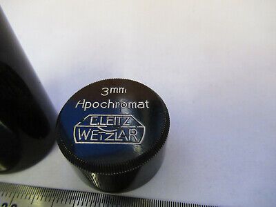 LEITZ WETZLAR EMPTY OBJECTIVE CANISTER BRASS MICROSCOPE PART AS PICTURED P9-A-65