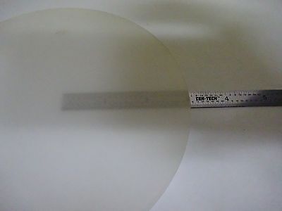 MICROSCOPE PART LARGE DIFFUSER GLASS SPECIMEN TABLE OPTICS AS IS BIN#X6-04