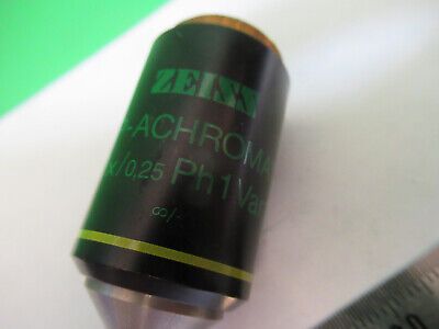 ZEISS ACHROMAT 10X PH1 INFINITY OBJECTIVE MICROSCOPE PART AS PICTURED &Q9-A-124